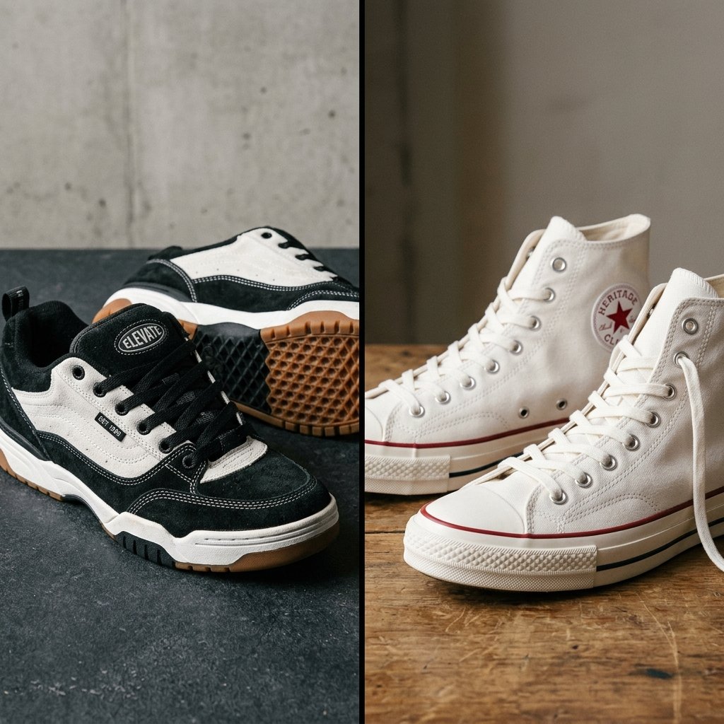 Comparativa de tallas Vans vs Converse